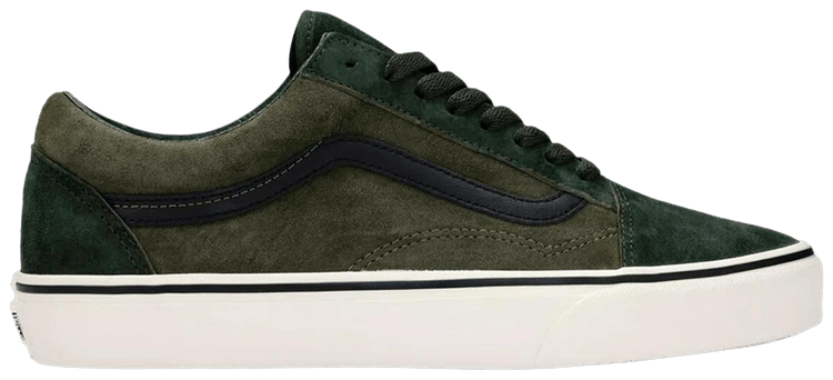 Buy Vans Old Skool 'Pig Suede - Green Multi-Color' - VN000D9YBGK