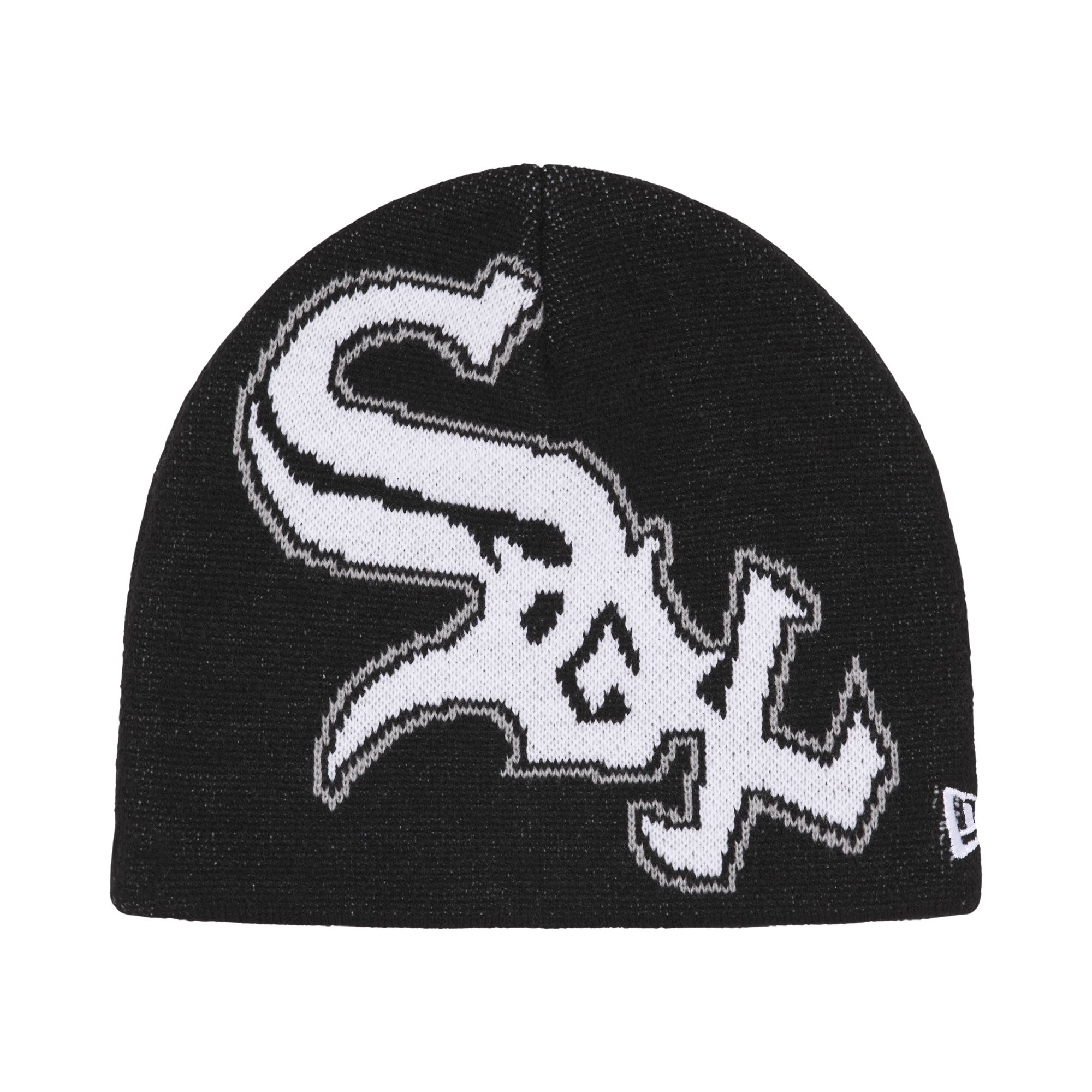 Pre-owned Supreme X Chicago White Sox New Era Beanie 'black' | Men's Size Onesize