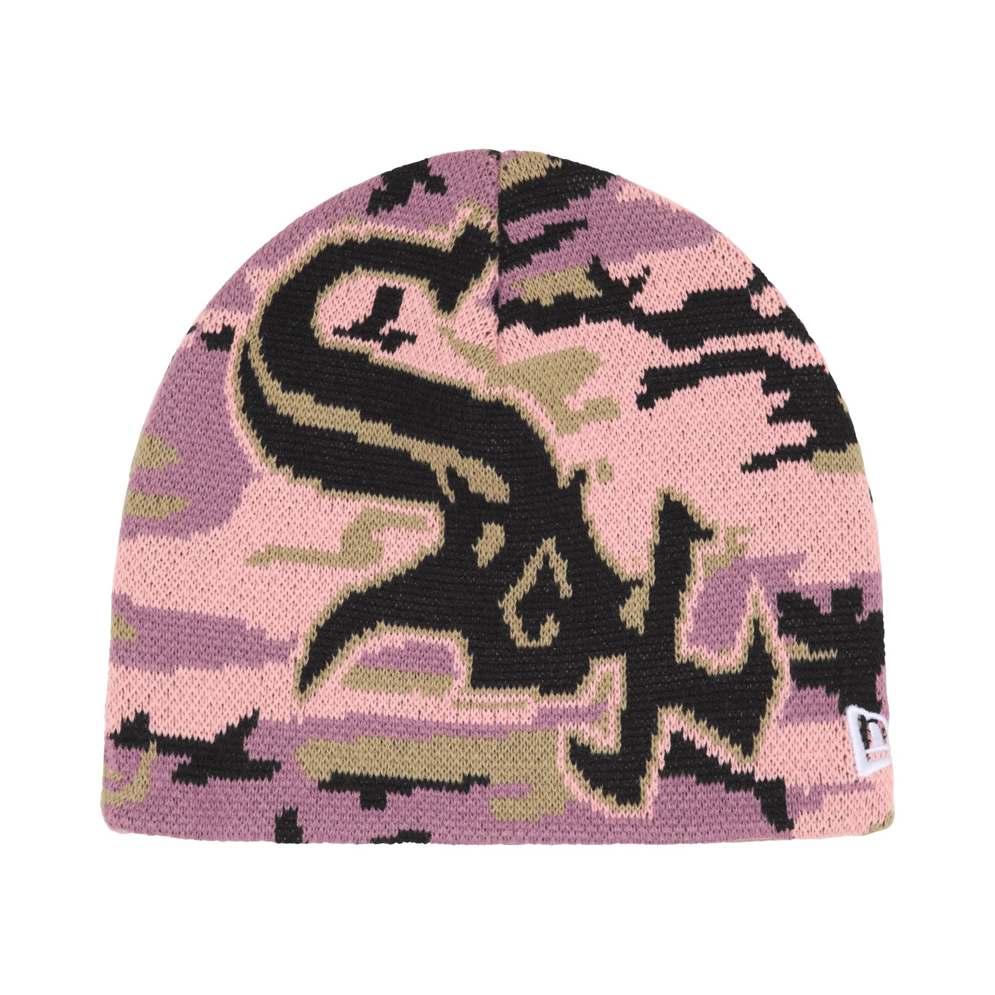 Pre-owned Supreme X Chicago White Sox New Era Beanie 'pink Camo' | Men's Size Onesize