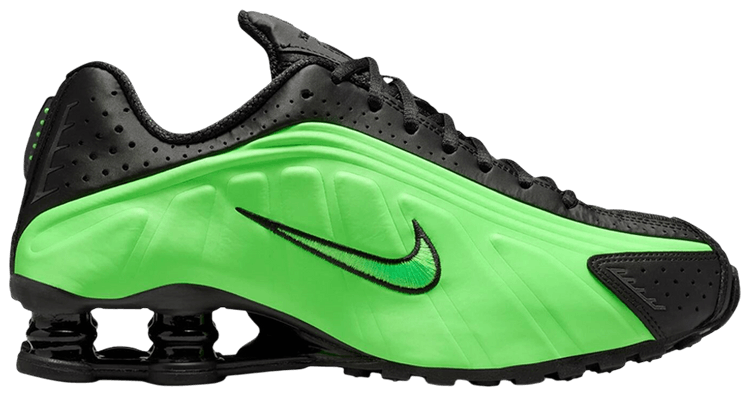 Nike Wmns Shox R4 Black Voltage Green