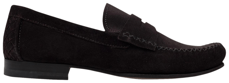 Bottega Veneta Calf Suede Loafer Brown