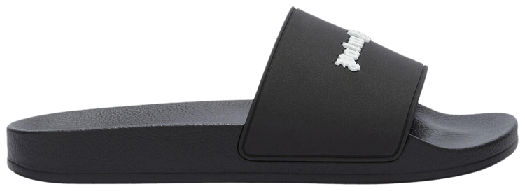 Palm Angels Classic Logo Sliders Black White
