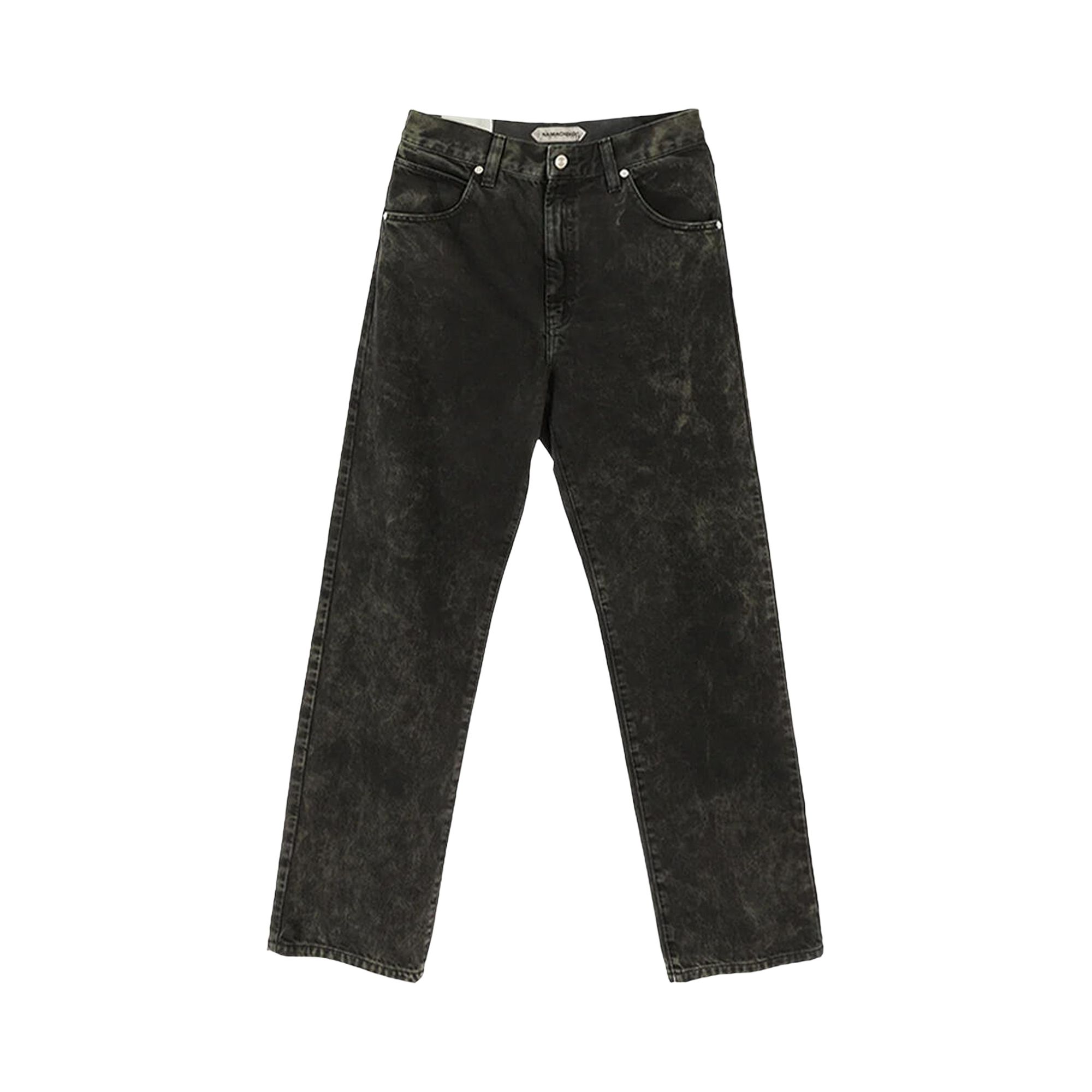 Pre-owned Namacheko Lomna Textured Denim Jeans 'black' | Men's Size S