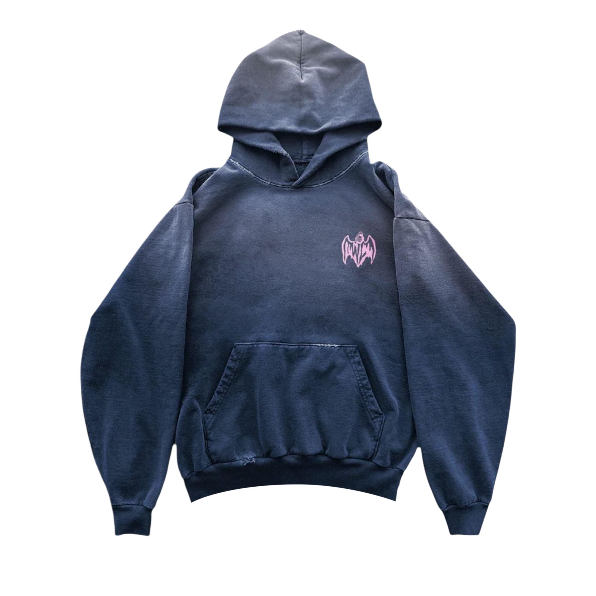 Pre-owned Warren Lotas Roadside Coffee Hoodie 'faded Peony' | Blue | Men's Size L