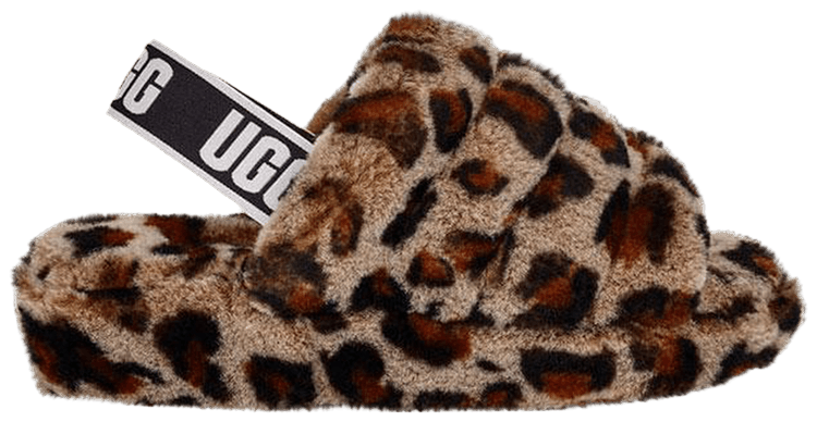UGG Wmns Fluff Yeah Slide Leopard
