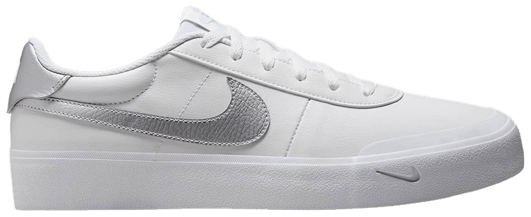 Nike Court Shot White Metallic Silver