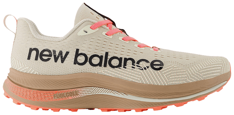 New Balance FuelCell SuperComp Trail Bisque Urgent Red