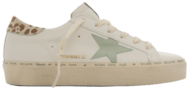 Golden Goose Wmns Hi Star White Grey Beige