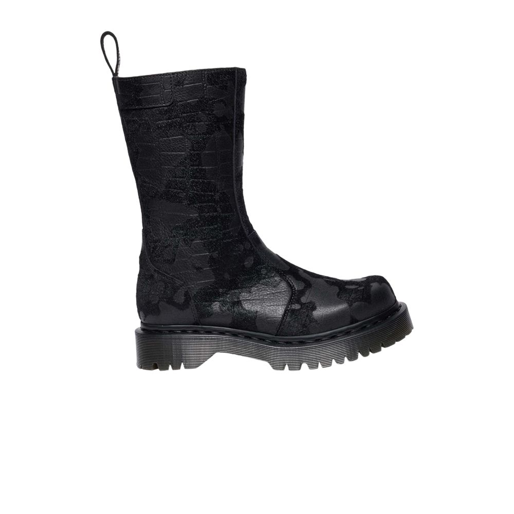 Dr. Martens Regena Emboss Hair On Boot 'Black Croc' | Men's Size 4 - 41253001
