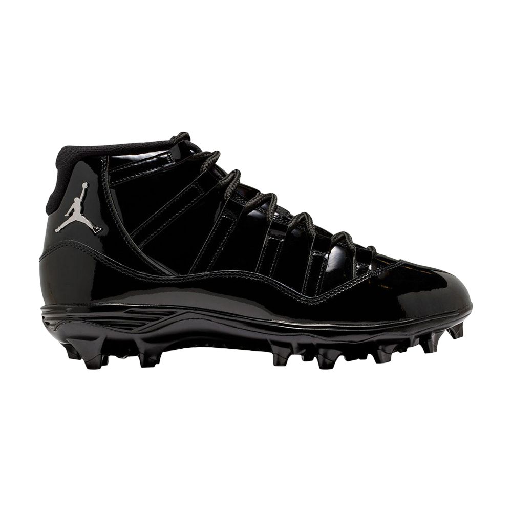 Air Jordan 11 Mid TD Cleat 'Patent Black' | Men's Size 7 - HM7324-001