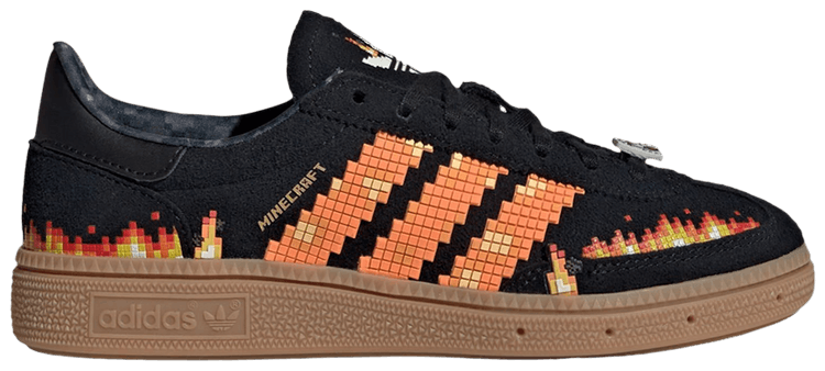 Buy Minecraft x adidas Handball Spezial J 'Core Black Pure Orange