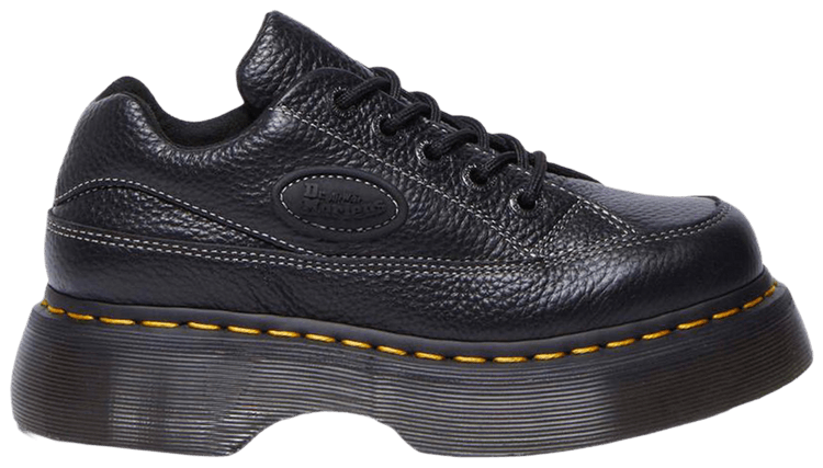 Dr Martens Wmns Buzz 5 Eye Milled Napa Leather Shoe Black