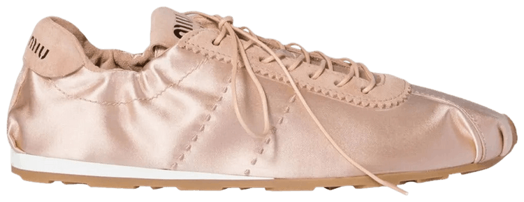 Miu Miu Wmns Plume Raso Sneaker Cipria