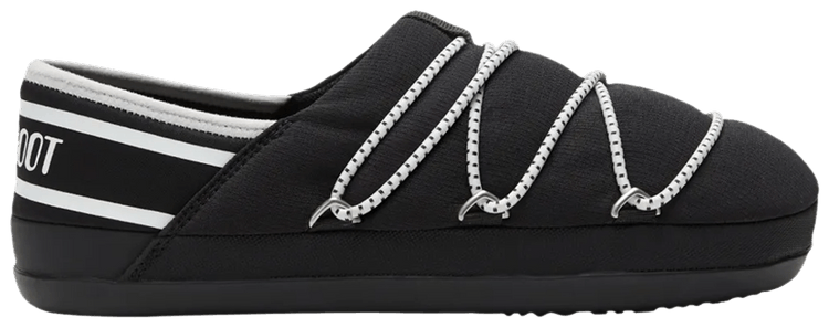 Moon Boot Icon Slipper Black
