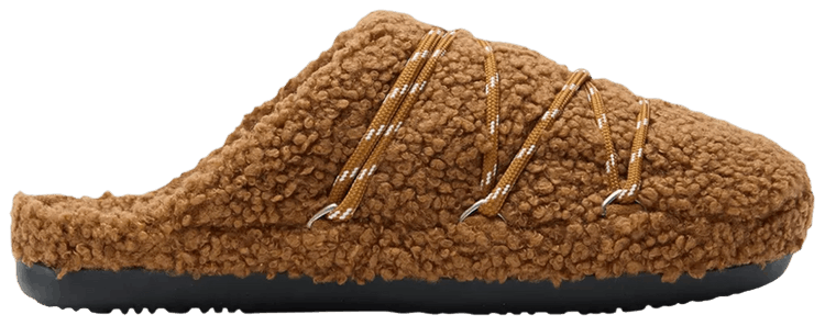 Moon Boot Teddy Slipper Cognac