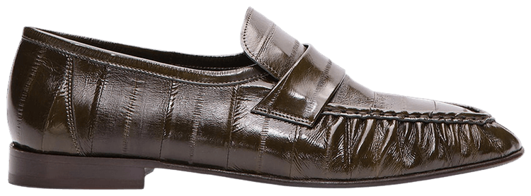 The Row Wmns Soft Loafer Olive