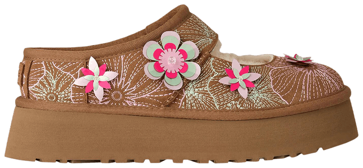 UGG Wmns Bea Mary Jane Meadow Chestnut