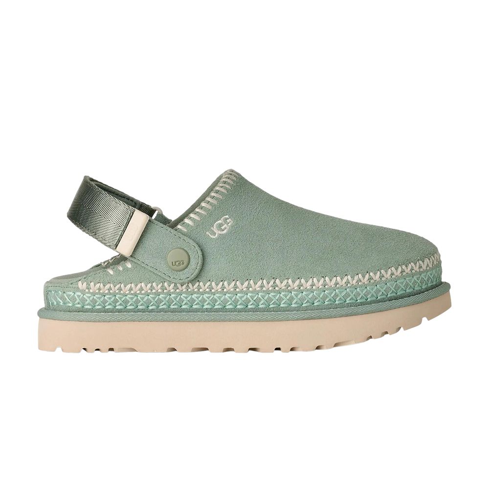 UGG Wmns Goldenstar Meadow Accent Clog 'Artichoke' | Green | Women's Size 11 - 1177270-ART