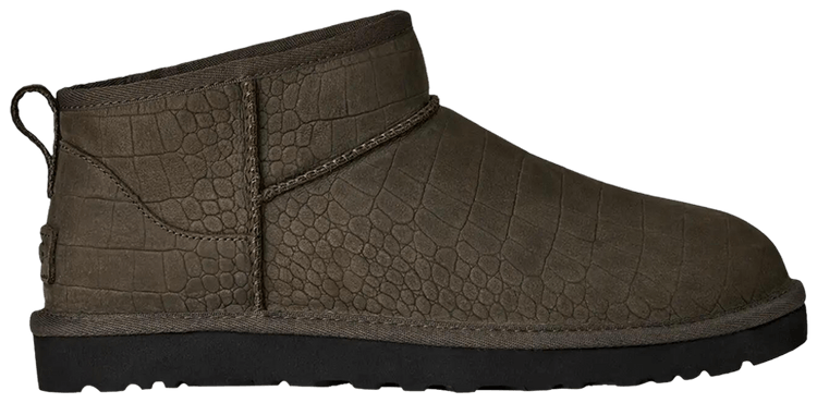 UGG Classic Ultra Mini Embossed Dense Smoke