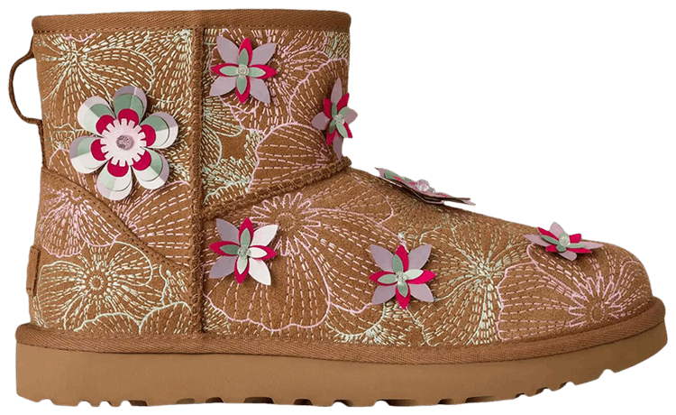 UGG Wmns Classic Mini Meadow Chestnut