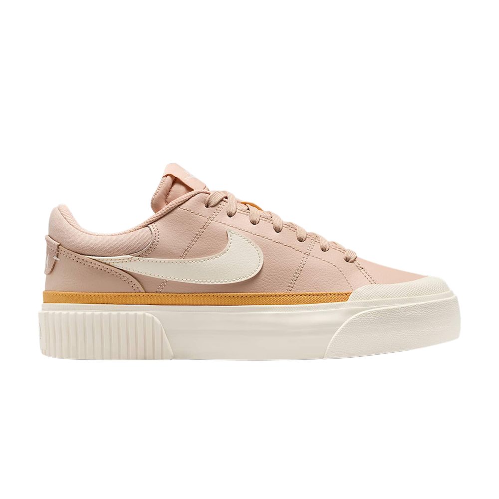Nike Wmns Court Legacy Lift 'Shimmer Pale Ivory' | Brown | Women's Size 12 - DM7590-202