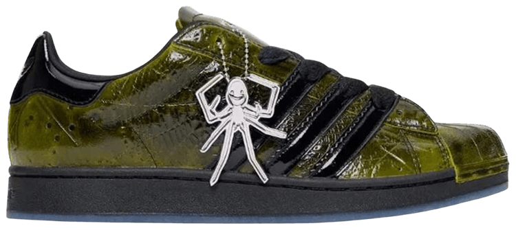 Sp5der x adidas Superstar Yellow Black