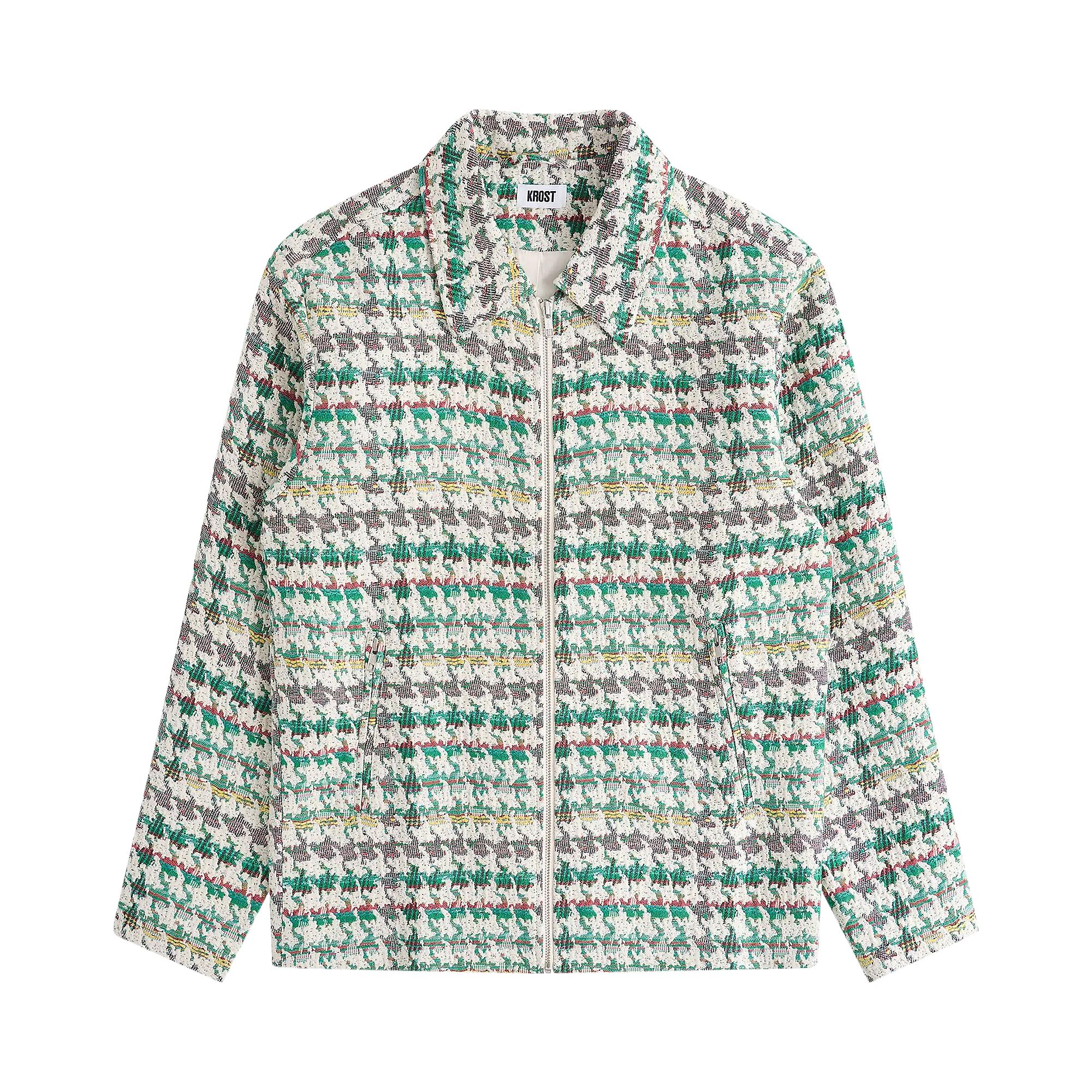 Pre-owned Krost Woodland Jacquard Jacket 'multicolor' | Multi-color | Men's Size Xl