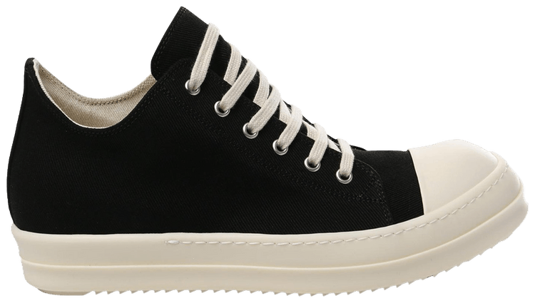 Rick Owens DRKSHDW Scarpe Denim Low Black Milk