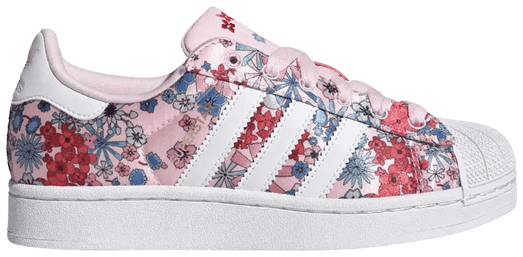 Liberty London x adidas Superstar OG J Clear Pink Floral