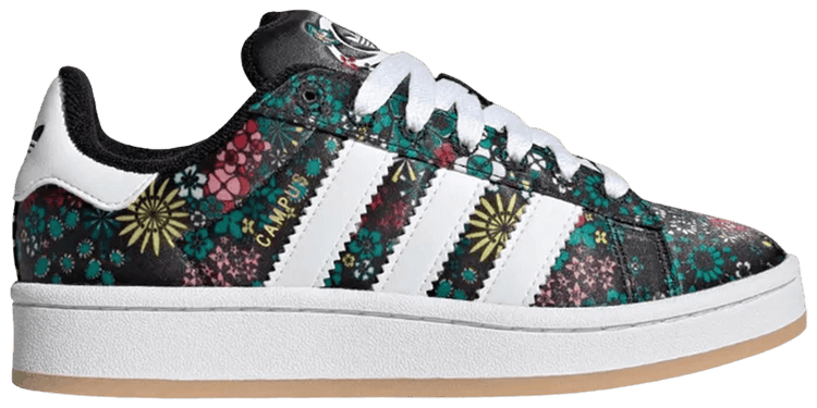 Liberty London x adidas Campus 00s J Core Black Floral