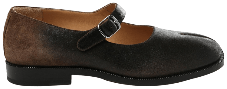 Maison Margiela Wmns Tabi Mary Jane Brown Black