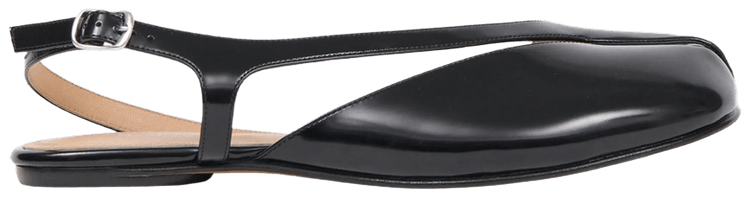 Maison Margiela Wmns Tabi Flat Slingback Sandal Black