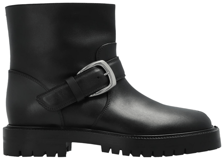 Maison Margiela Wmns Tabi County Buckle Ankle Boot Black