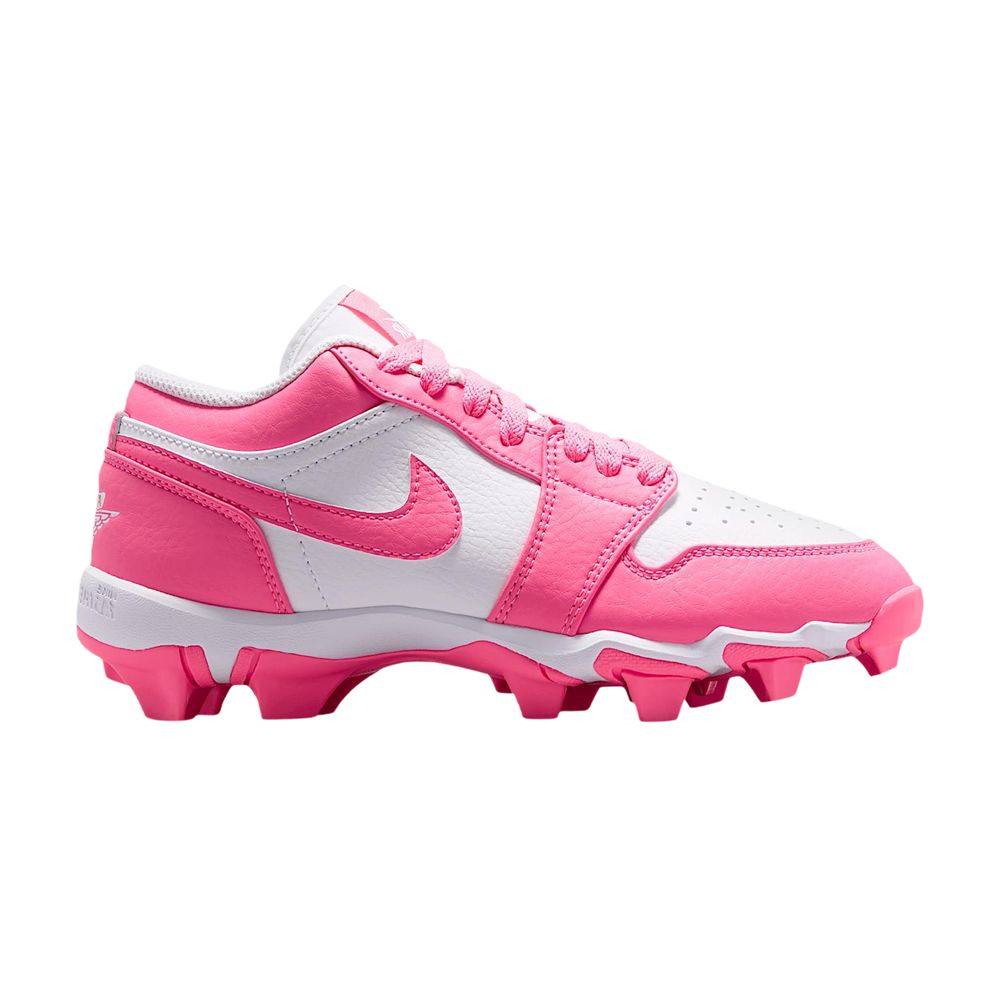 Air Jordan 1 Low Cleat GS 'White Sunset Pulse' | Pink | Kid's Size 3 - HF6885-102