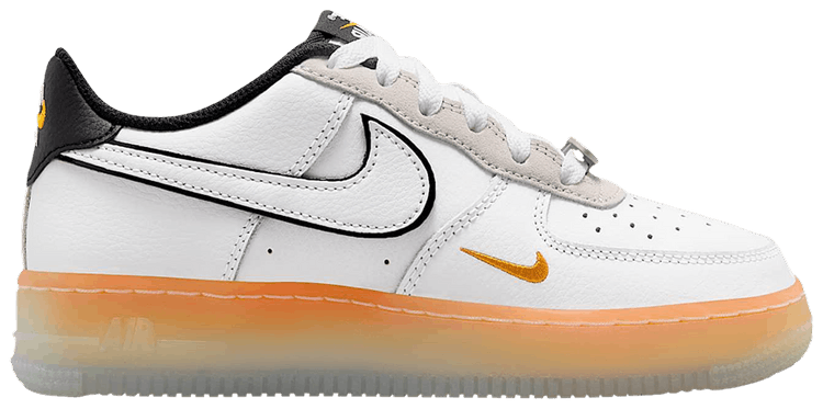 Nike Air Force 1  GS White Black Orange