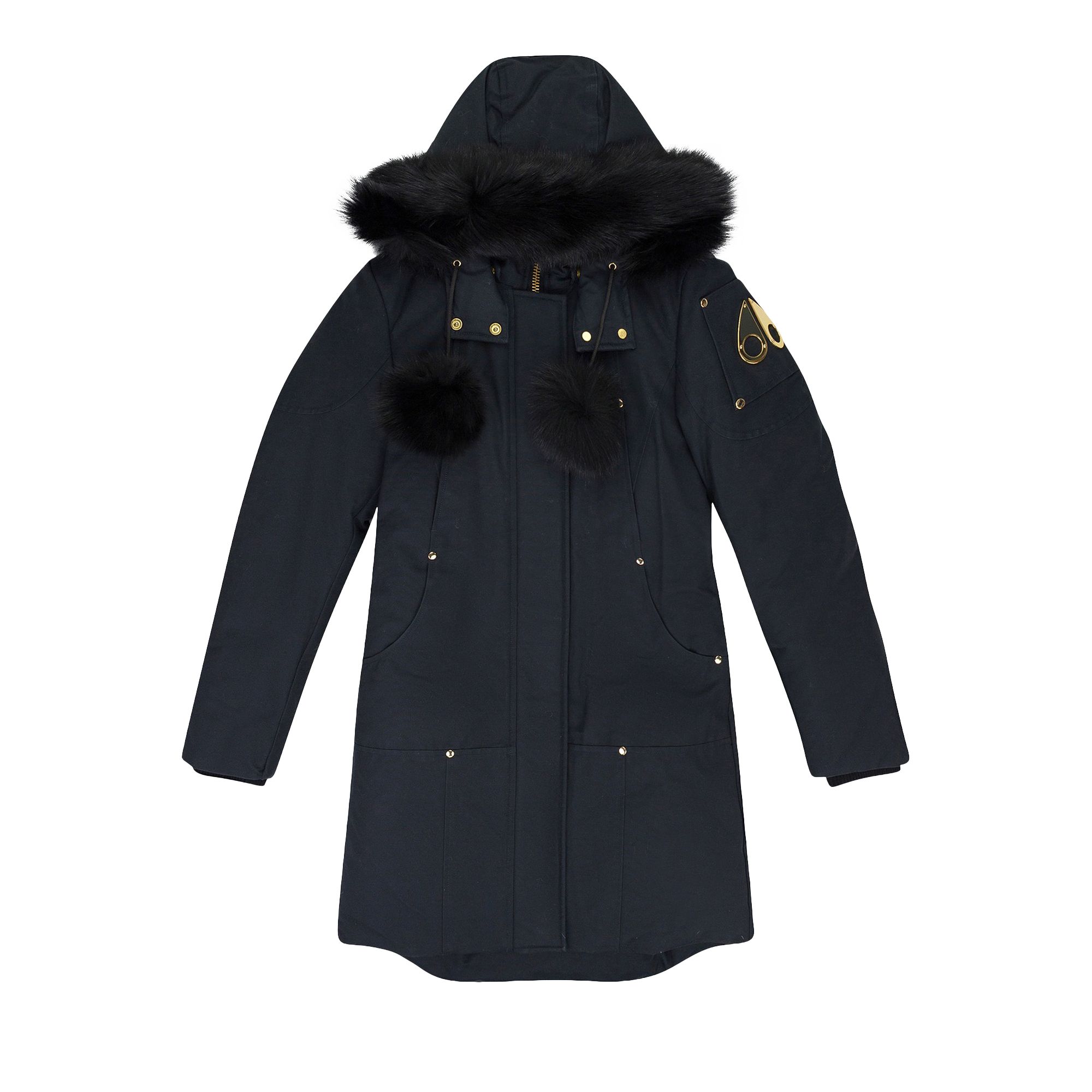 Pre-owned Moose Knuckles Grand Metis Parka 'navy/black' | Blue | Women's Size Xs
