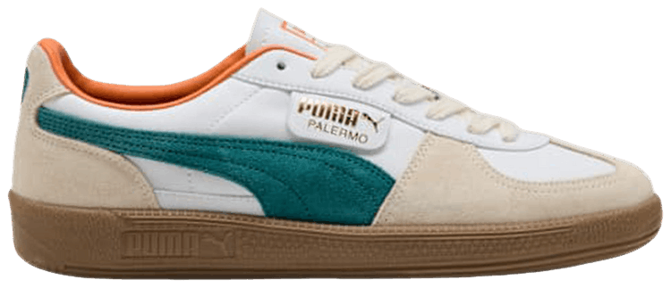 Puma Palermo Leather White Emerald Ice Gum