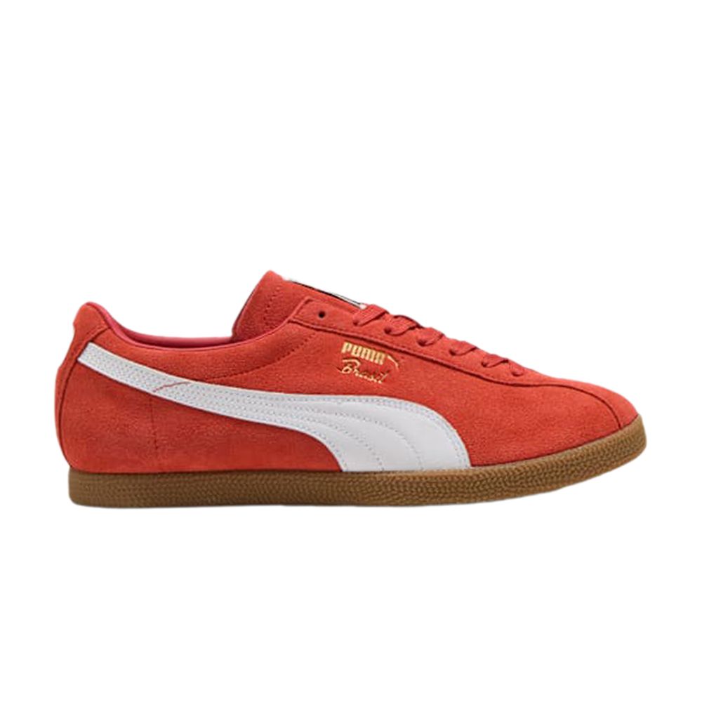Puma Brasil 'Candy Apple White' | Red | Men's Size 9 - 401048-09