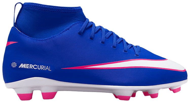 Nike Jr Mercurial Superfly 10 High MG GS Racer Blue