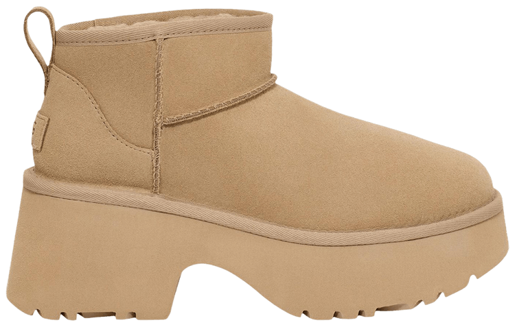 UGG Wmns Classic Ultra Mini New Heights Boot Mustard Seed