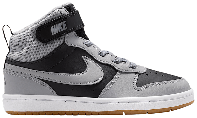 Nike Court Borough Mid 2 PS Black White