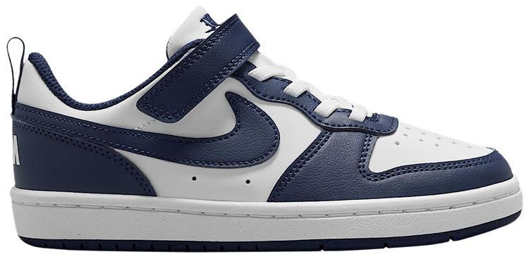 Nike Court Borough Low PS White Midnight Navy