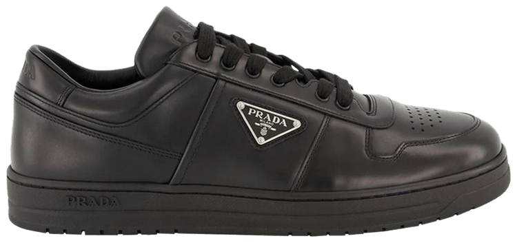 Prada Downtown Lace Up Sneaker Black