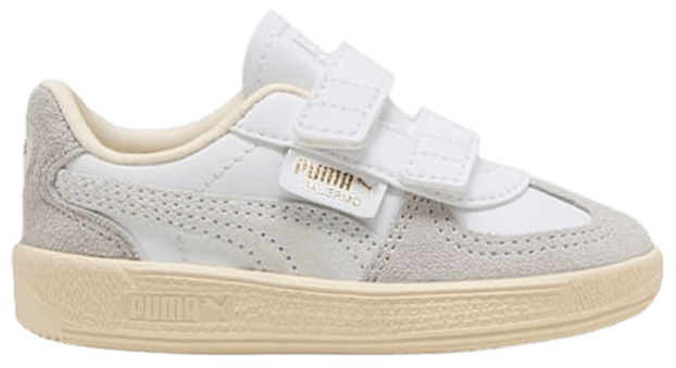 Puma Palermo Leather TD White Cool Light Gray Sugared Almond