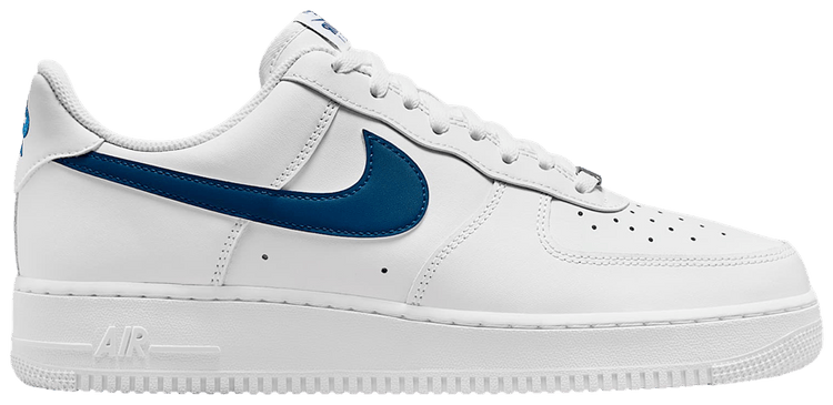 Buy Nike Air Force 1 '07 'White Court Blue' - FJ4146 123 | GOAT