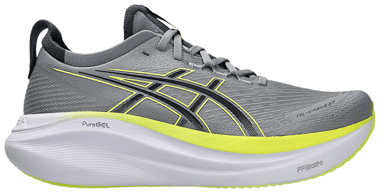ASICS Gel Nimbus 27 2E Wide Gravel Carrier Grey