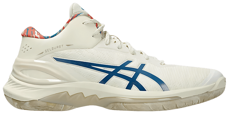 ASICS Gel Burst 28 Ivory Deep Sea Teal