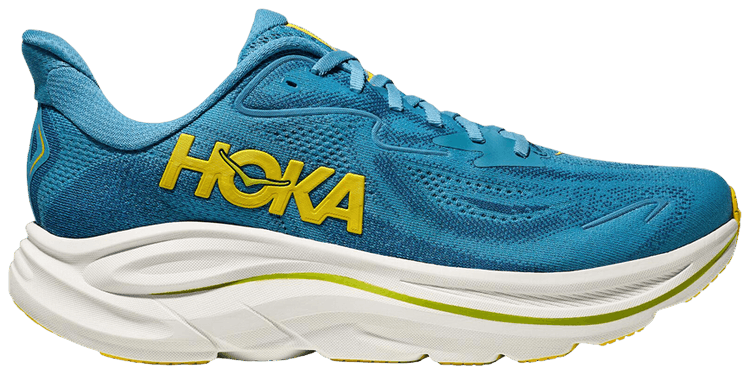 HOKA Clifton 10 2E Wide Alpine Blue Fog Night