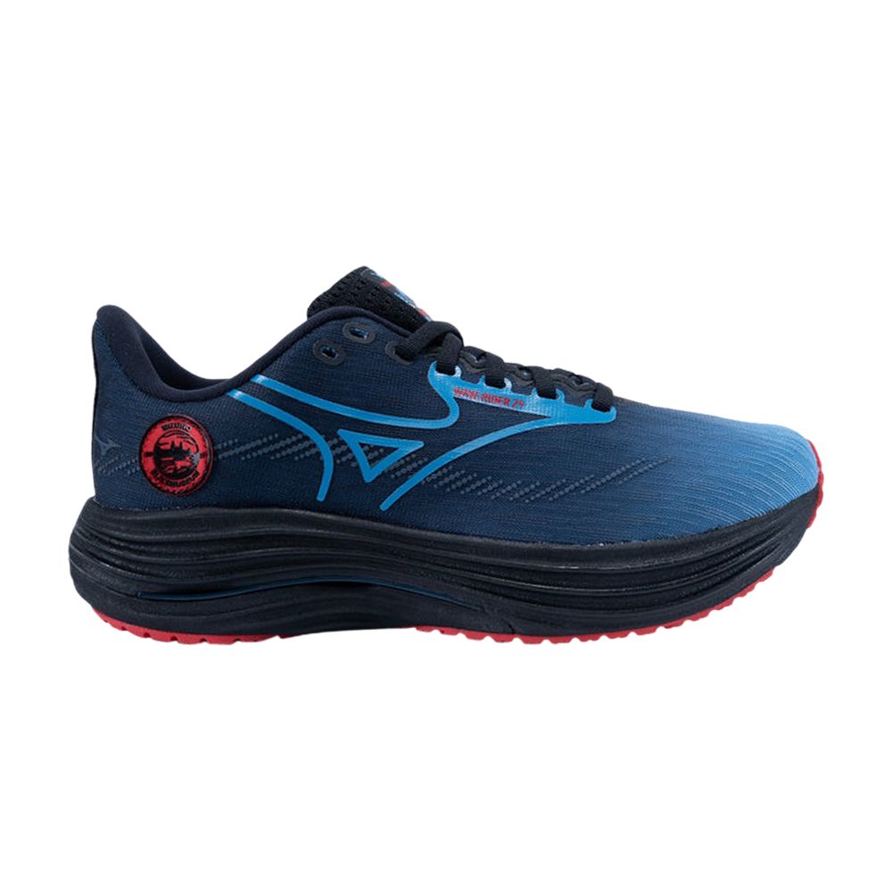 Mizuno Wave Rider 29 Amsterdam 'Navy Black' | Blue | Men's Size 7 - J1GC256201