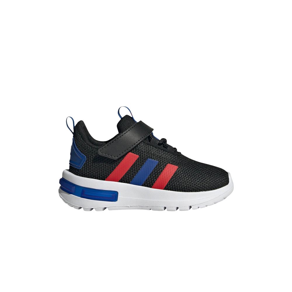 adidas Racer TR23 EL I 'Core Black Better Scarlet Royal Blue' | Infant Size 6.5 - JH9568